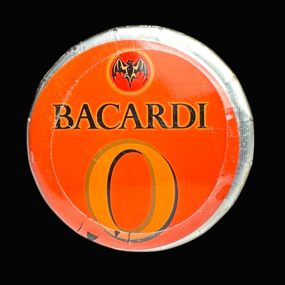 Vintage Bacardi O Orange Rum Clik Clak Peppermint Tin Sealed Collectible 2004